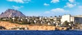 dessert coast of sharm el sheikh, egypt. Blue sky with clouds Royalty Free Stock Photo