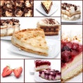 Dessert Collage Royalty Free Stock Photo