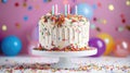 dessert confetti cake food