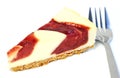 Dessert - Delicious cheesecake with berries sauce