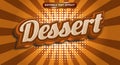 Dessert editable text effect Royalty Free Stock Photo