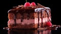 dessert frosting cake food Royalty Free Stock Photo