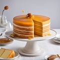 Dessert illustration honey harmony Royalty Free Stock Photo