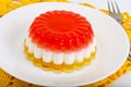 Dessert jelly layered color Royalty Free Stock Photo