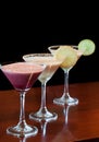 Dessert Martinis Royalty Free Stock Photo