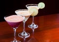 Dessert Martinis Royalty Free Stock Photo