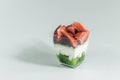 Dessert mini canepa for banquets for receptions receptions