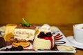 Selection of Italian desserts. VIII