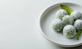 dessert mochi matcha