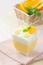 Dessert - Orange cake Royalty Free Stock Photo
