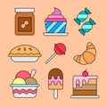 Dessert Pack Royalty Free Stock Photo