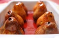 Dessert pears in red wine glaze Royalty Free Stock Photo