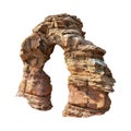 Dessert Rock Arch on Transparent Background - Ai Generated Royalty Free Stock Photo
