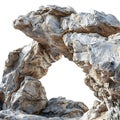 Dessert Rock Arch on Transparent Background - Ai Generated Royalty Free Stock Photo