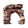 Dessert Rock Arch on Transparent Background - Ai Generated Royalty Free Stock Photo