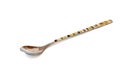 Dessert spoon with colorful amber decor