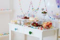 Dessert table at party Royalty Free Stock Photo