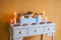 Dessert table for a wedding party