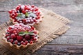 Dessert tartlets Royalty Free Stock Photo