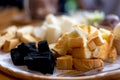 Dessert time with custard Toast, Chocolate Toast, Butter Toast with caramel, Butter Toast Royalty Free Stock Photo