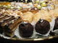 Dessert tray Royalty Free Stock Photo
