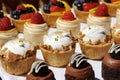 Dessert Tray assorted Royalty Free Stock Photo