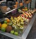 Desserts on Display in Department Store Restaurant and Bake Shop Royalty Free Stock Photo