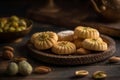 Desserts Eid al-Fitr, Eid al Adha Kahk (Eid Cookies) Arabic filled Pistachio or nut