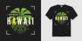 Destination Hawaii. Stylish t-shirt and apparel modern design wi Royalty Free Stock Photo