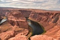 The Horseshoe Bend destination for traveling in USA Royalty Free Stock Photo