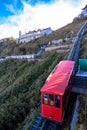 Destination scenic at top of Mount Fansipan Sapa Vietnam Asia aka Roof of Indochina