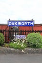 A Destination Sign for Oakworth Station