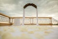 Destination wedding arch Royalty Free Stock Photo