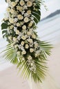 Destination wedding on the beach.