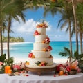 Destination Wedding Cake and Honeymoon