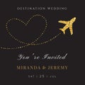 Destination Wedding Vector