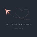 Destination Wedding Vector