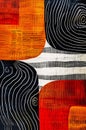 Destined Weavings: A Colorful Journey through Swirling Patterns