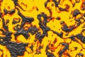 Destroy molten- nature pattern. Abstract lava textured