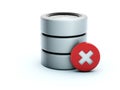 Destroy storage icon Royalty Free Stock Photo