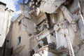 Destroyed building Aleppo. Royalty Free Stock Photo