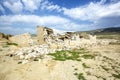 Destroyed building - rubble