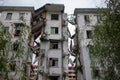 Destroyed building in 2008 Sichuan Earthquake Memorial Site