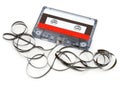 Destroyed Cassette Royalty Free Stock Photo