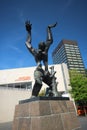 The Destroyed City is a bronze memorial sculpture in the Dutch city of Rotterdam