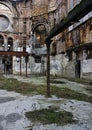 Destroyed decaying Religious building ruin