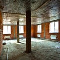 Destroyed dirty interior Royalty Free Stock Photo