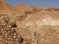 The destroyed dwellings of berbers