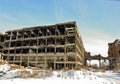 The destroyed factory 6 Royalty Free Stock Photo