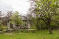 Destroyed house in Abkhazia Royalty Free Stock Photo